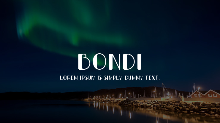Bondi Font