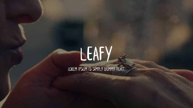 Leafy Font