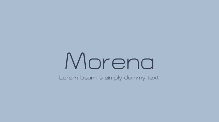 Morena Font Family