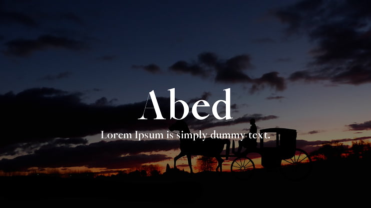 Abed Font