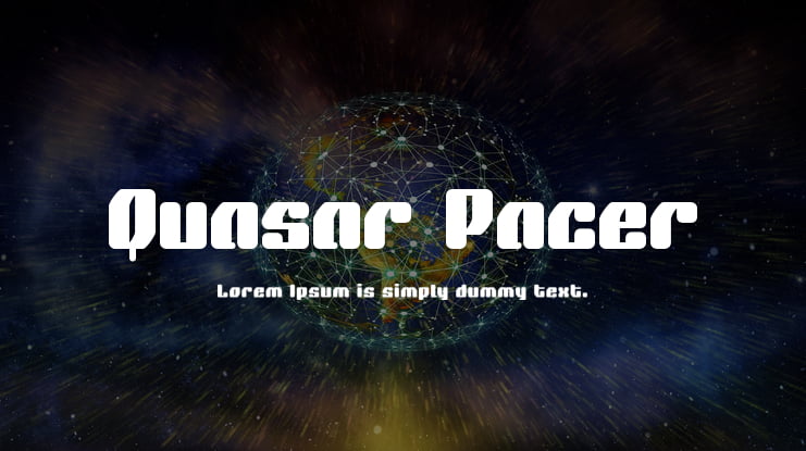 Quasar Pacer Font Family