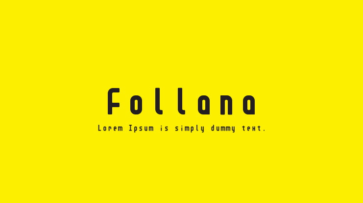 Follana Font