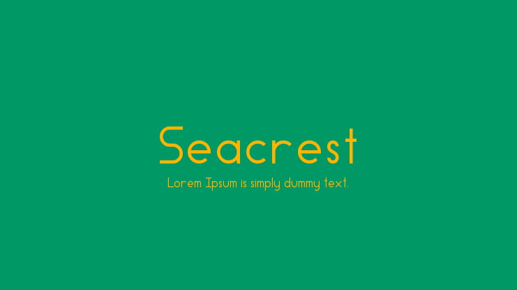 Seacrest Font Family