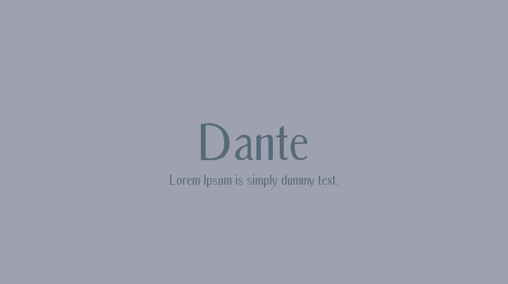 Dante Font