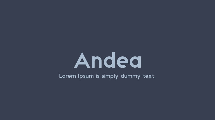 Andea Font