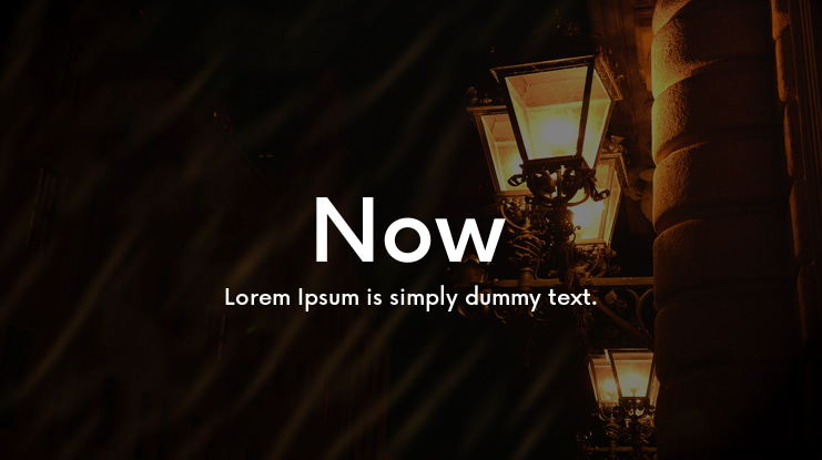 Now Font Family