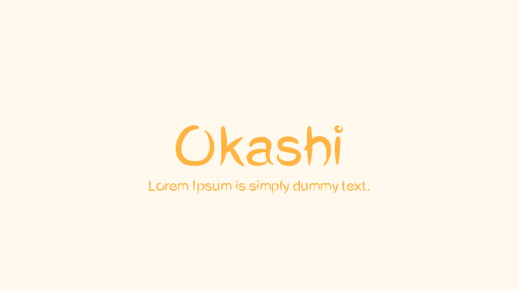 Okashi Font Family