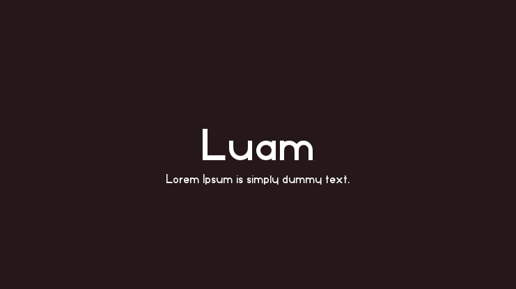 Luam Font Family