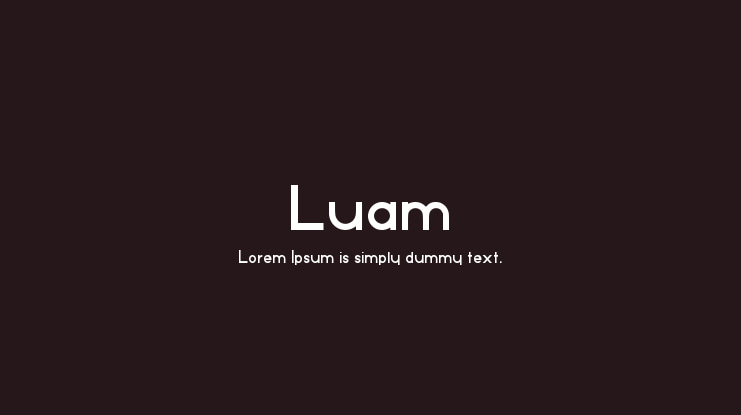 Luam Font Family