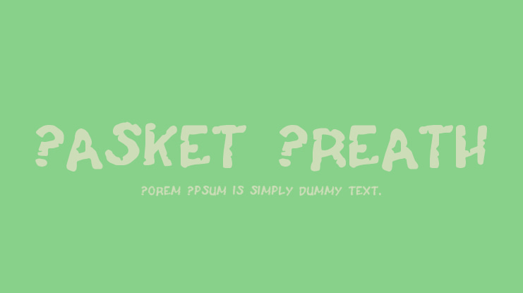Casket Breath Font