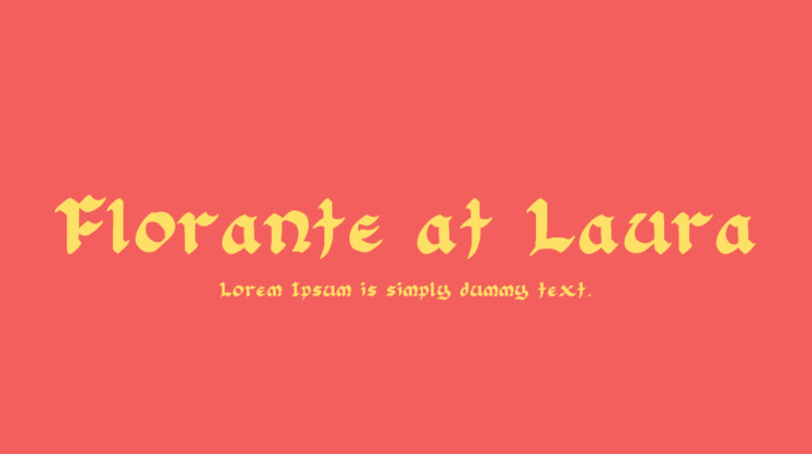Florante at Laura Font Family