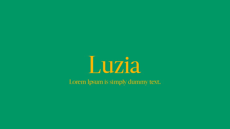 Luzia Font Family