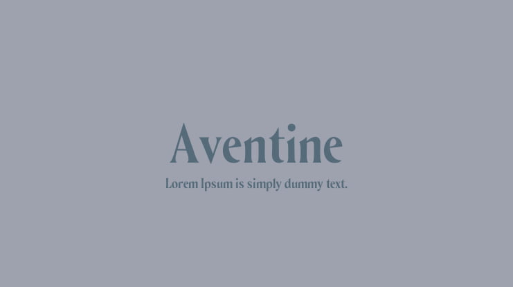 Aventine Font