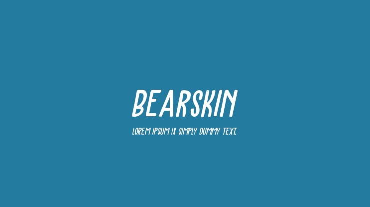Bearskin Font Family