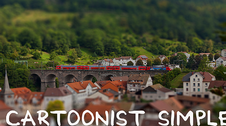 Cartoonist Simple Font