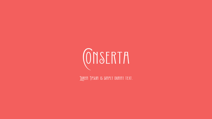 Conserta Font Family