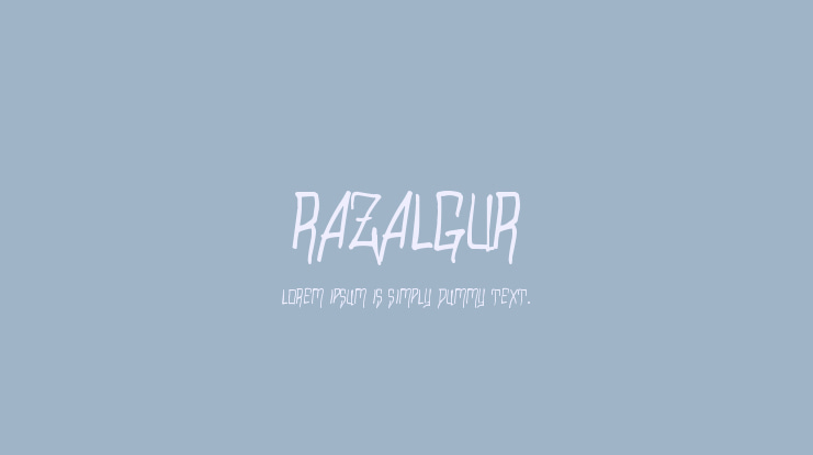 Razalgur Font