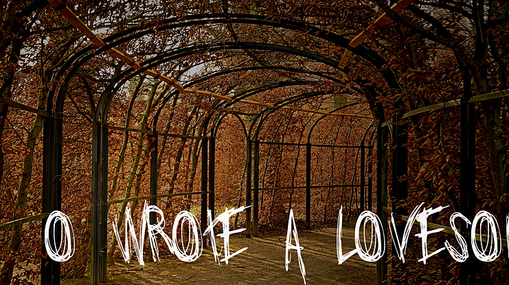 Jo_wrote_a_lovesong Font