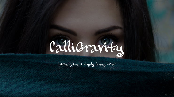 CalliGravity Font