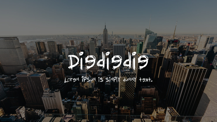 Diediedie Font