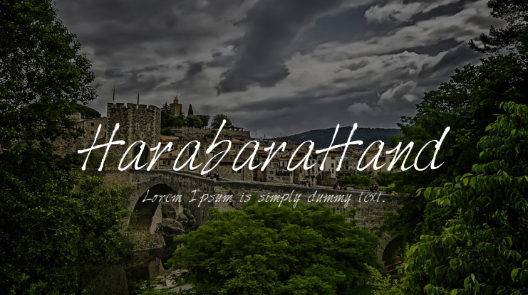 HarabaraHand Font