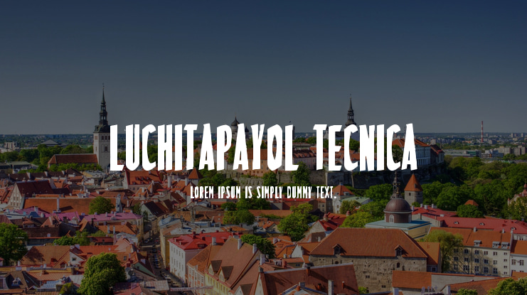 LuchitaPayol Tecnica Font