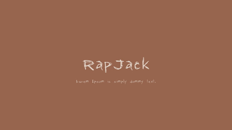 RapJack Font