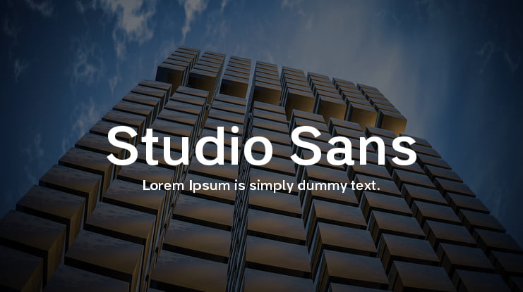 Studio Sans Font Family