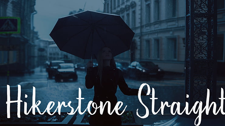 Hikerstone Straight Font