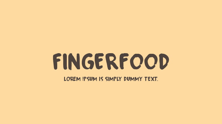 Fingerfood Font Family