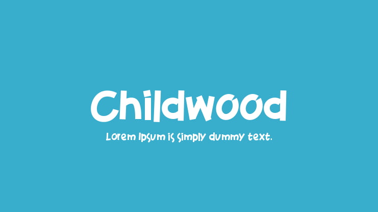 Childwood Font Family