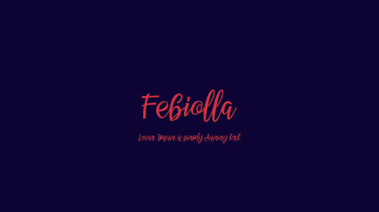 Febiolla Font