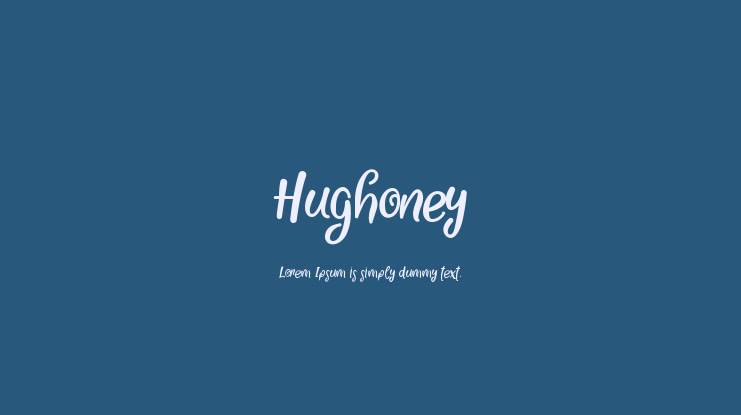 Hughoney Font