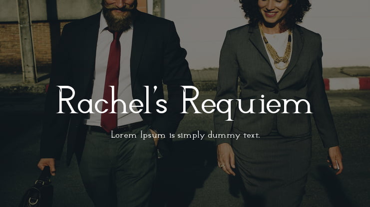 Rachel's Requiem Font