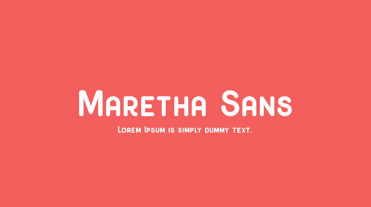 Maretha Sans Font