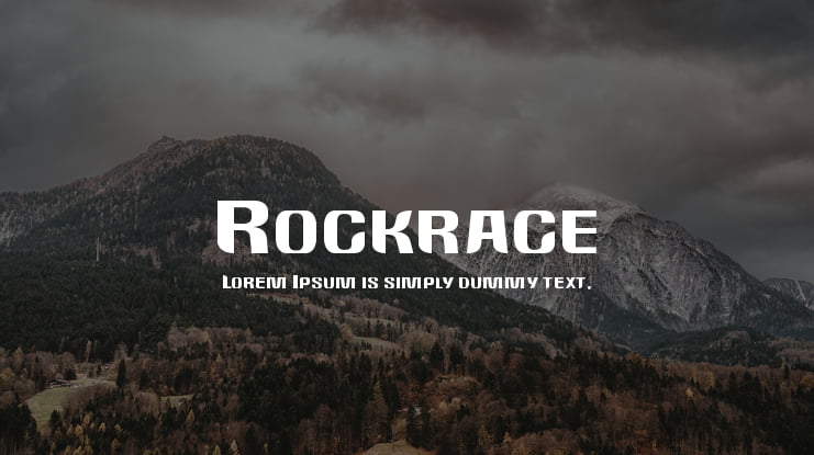 Rockrace Font Family