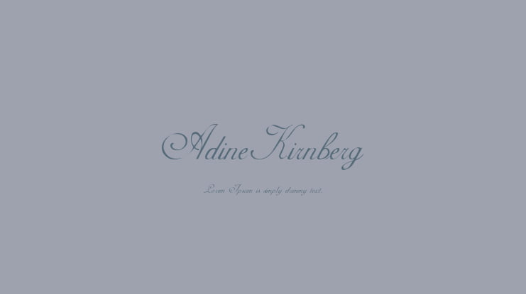 AdineKirnberg Font