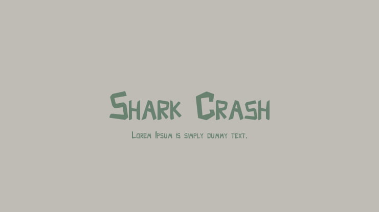 Shark Crash Font