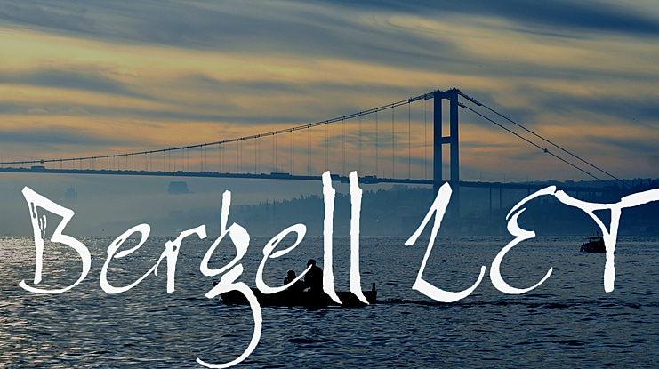 Bergell LET Font
