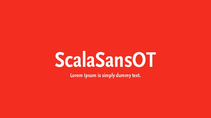 ScalaSansOT Font Family