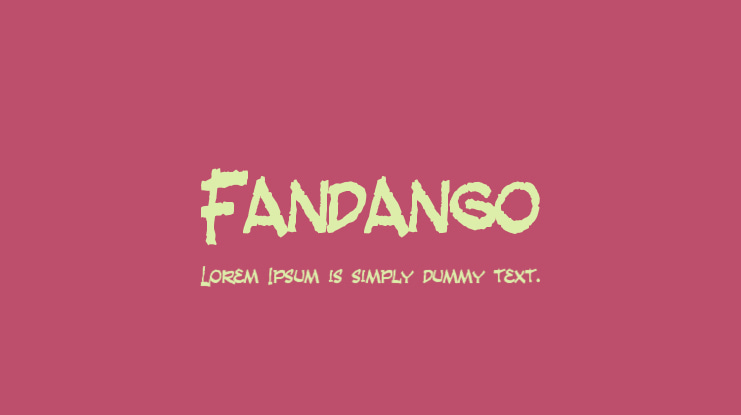 Fandango Font
