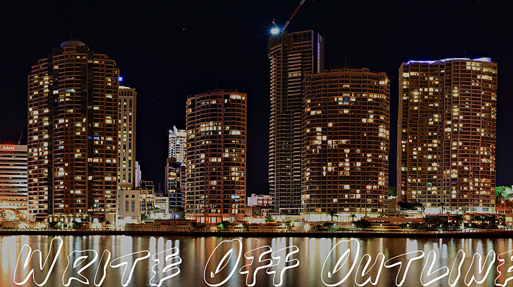 Write Off Font Family