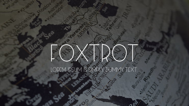 Foxtrot Font