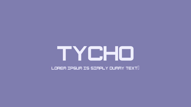 Tycho Font