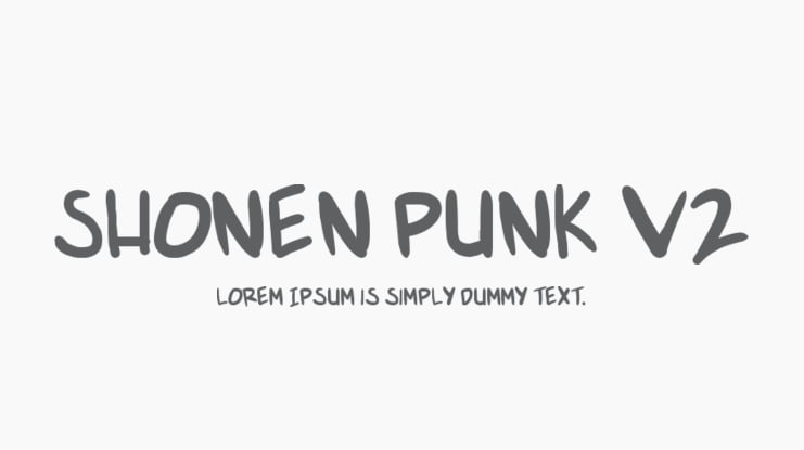 Shonen Punk v2 Font