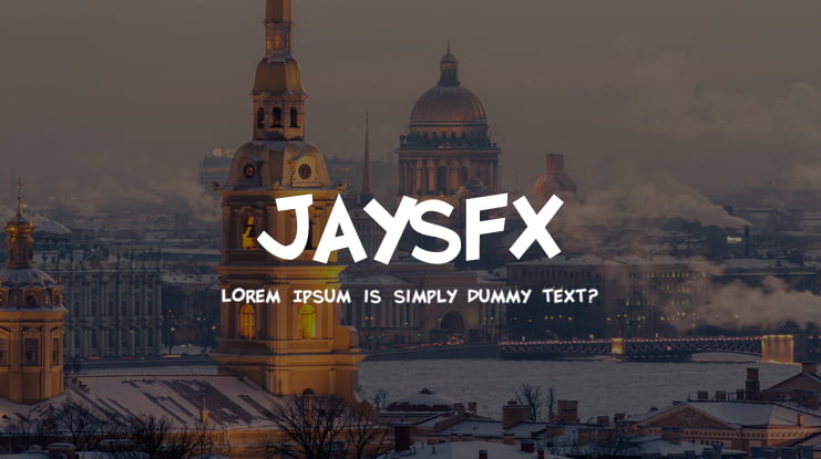 JaysFX Font Family