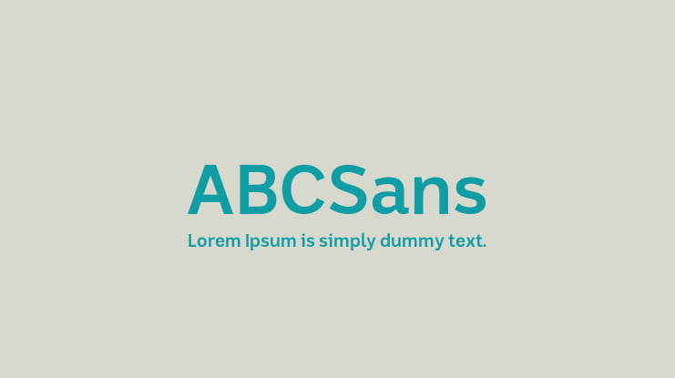 ABCSans Font Family