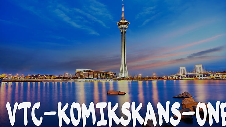 VTC Komik Skans Font Family