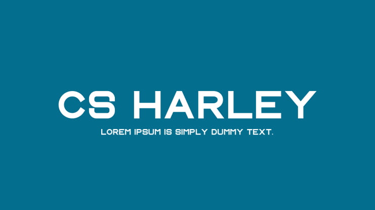 CS Harley Font Family