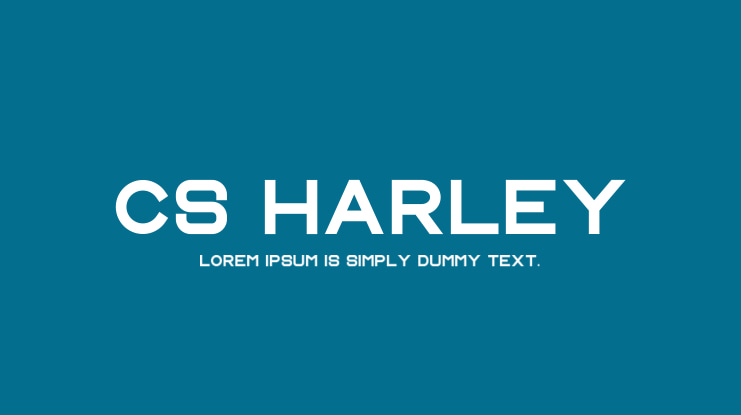 CS Harley Font Family